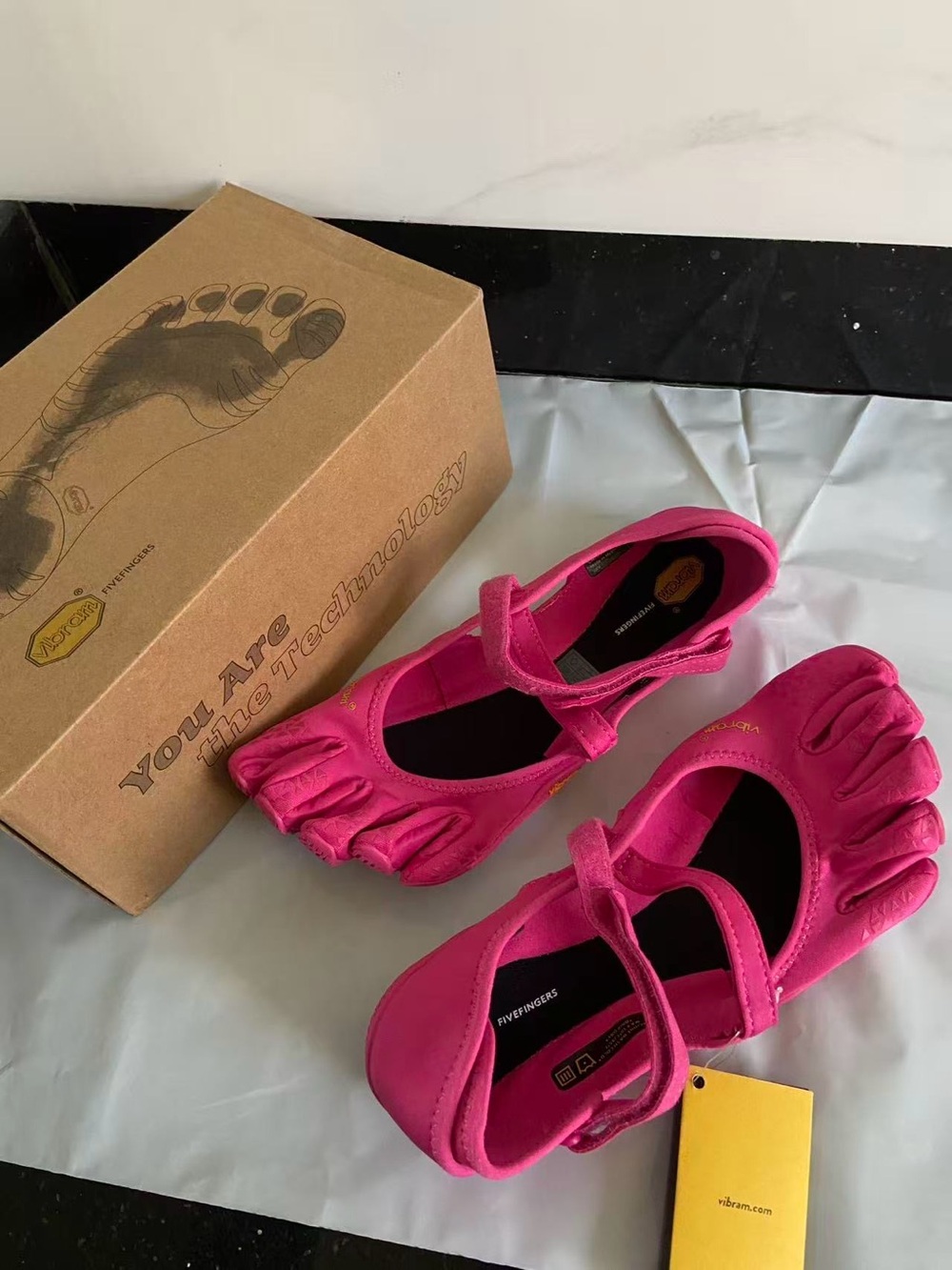 Vibram Women's Pink FiveFingers Mary Jane Athletic Shoes